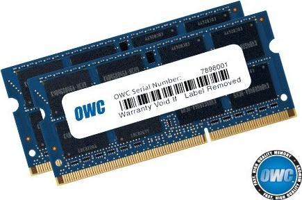 Productafbeelding OWC 1333DDR3S16P Geheugenmodule GB DDR3 (2 x 8GB, 1333 MHz, DDR3 RAM, SO-DIMM)