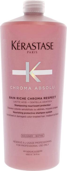 Produktbild Kérastase Chroma Absolu Bain Riche Chroma Respect 1000ml (1000 ml, Flüssiges Shampoo)
