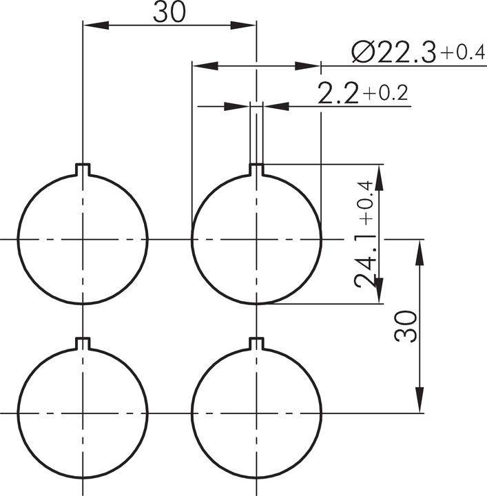 Image du produit Schlegel FRVKL Bouton d'arrêt d'urgence lumineux pour 9,2mm de profondeur d'encastrement