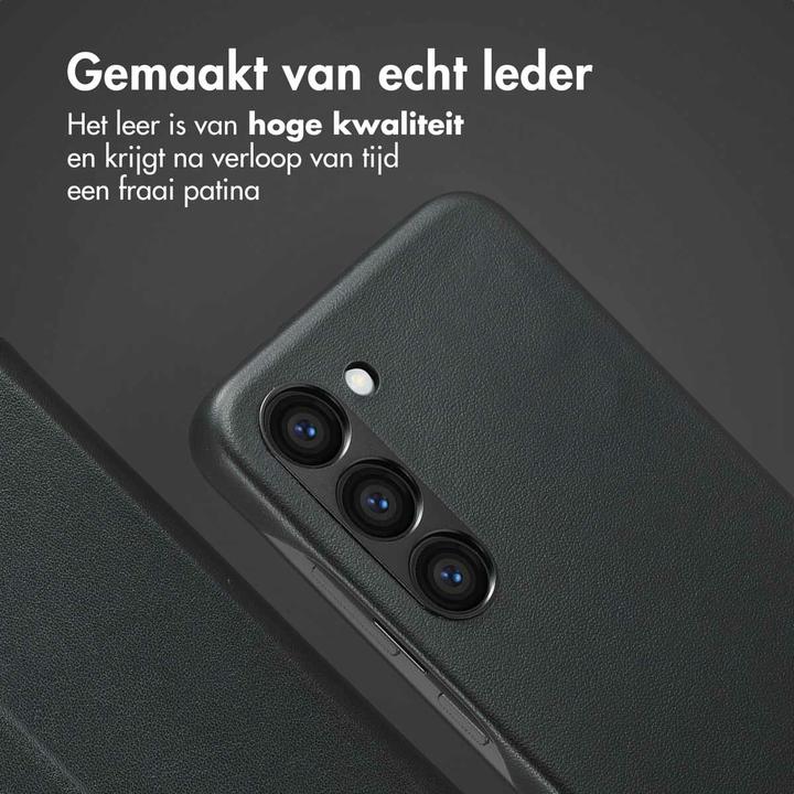 Image du produit Accezz Leather Bookcase 2-in-1 met MagSafe Samsung Galaxy S23 - Onyx Black (Samsung Galaxy S23+)