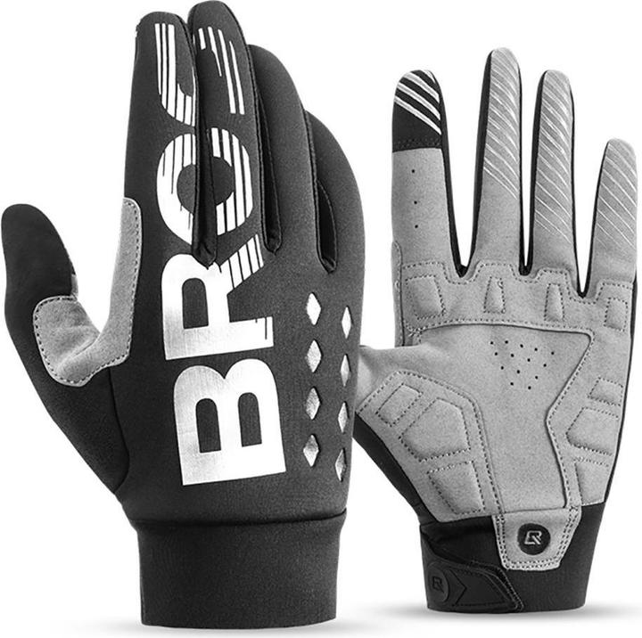 Image du produit Rockbros cycling gloves, insulated, long, size: XL - black and gray (XL)