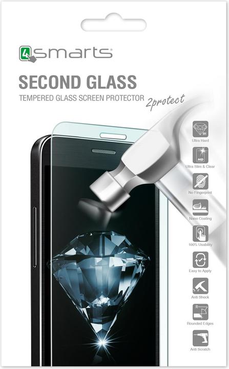 Actual product image 4smarts second glass (1 Piece, Apple iPhone 7, Apple iPhone 8)