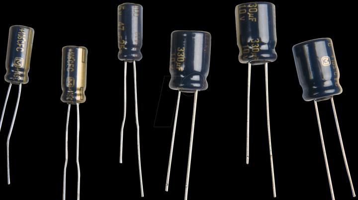 Actual product image Panasonic Electrolytic capacitor, radial, 1500uF, 525uA, 35V, 2.55A
