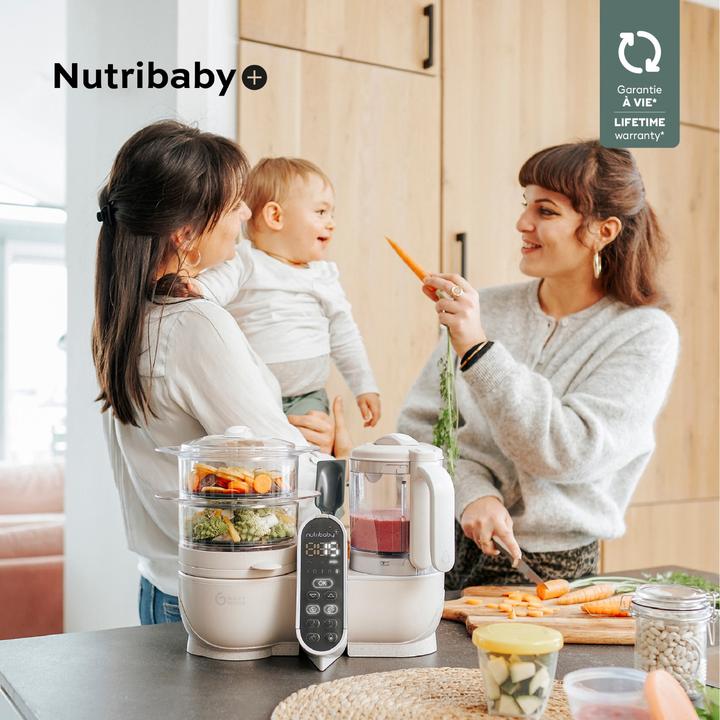 Image du produit Babymoov Nutribaby(+) Mineral beige Robot Multifonctions bébé 6 en 1