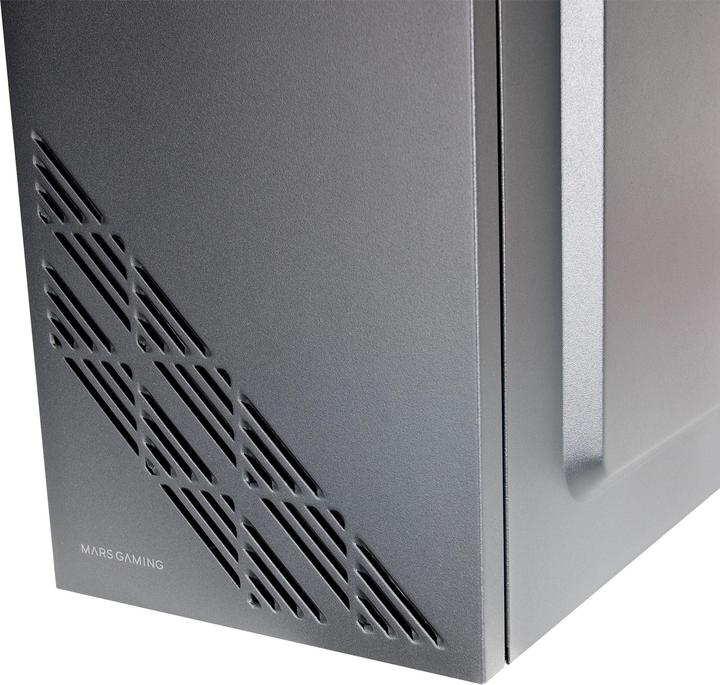 Productafbeelding Mars Gaming Boitier Moyen Tour Atx Mc100 RGB Avec Panneau Vitré (Noir) (ATX, mATX, Mini-ITX)