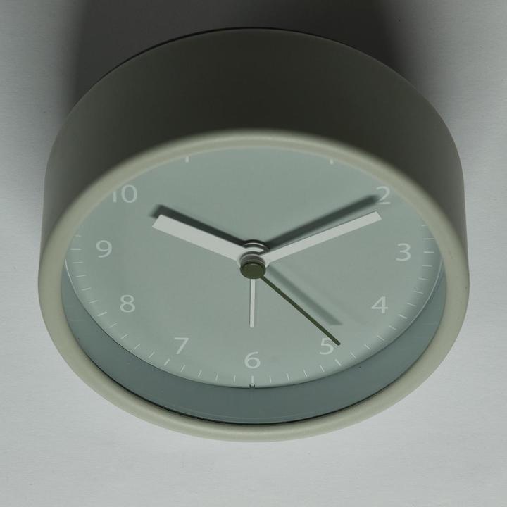 Actual product image Nedis Analogue Desk Alarm Clock Snooze Function Green