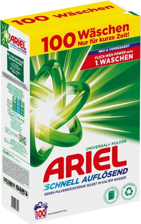 Image du produit Ariel Universal+ (100 Cycles de lavage, Poudre)