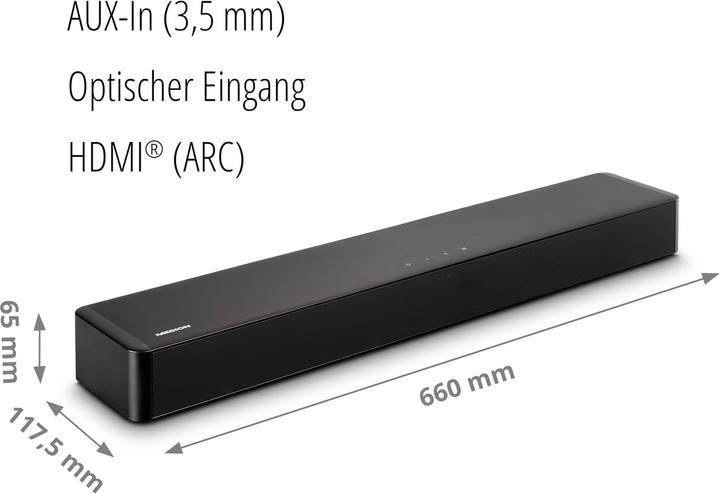 Produktbild Medion LIFE P61155 (60 W, 2.0 Kanal)