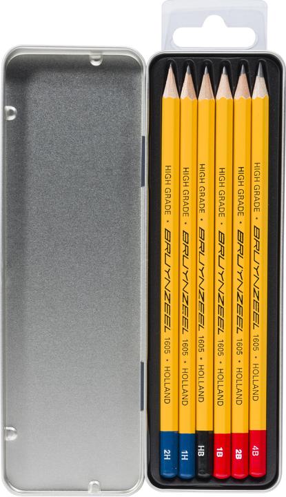 Image du produit Bruynzeel Jeu de 6 crayons (2H, 6 x)