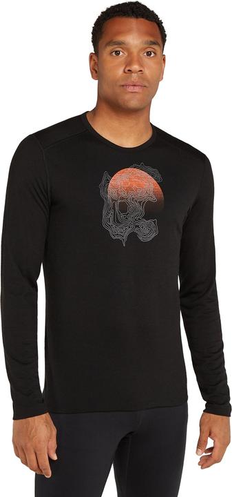 Actual product image Icebreaker Merino 200 Oasis L/S Crewe Ruapehu Round (L)