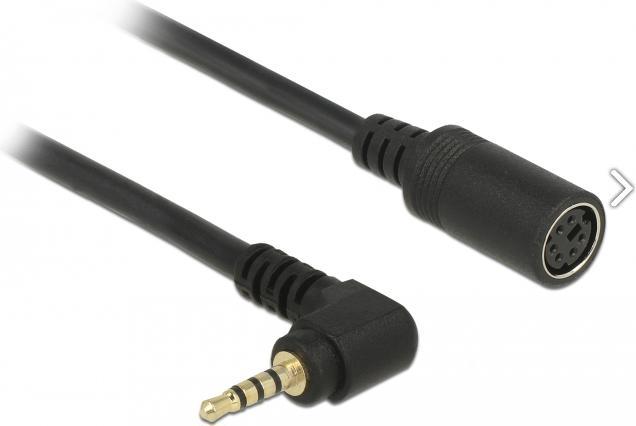 Produktbild Navilock 62881 2.5 mm 4 pin MD6 Schwarz Kabelschnittstellen-/adapter (0.52 m)