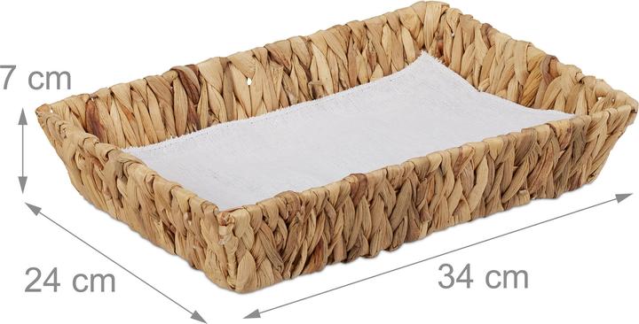 Produktbild Relaxdays 2x Obstschale (34 x 24 x 7 cm)
