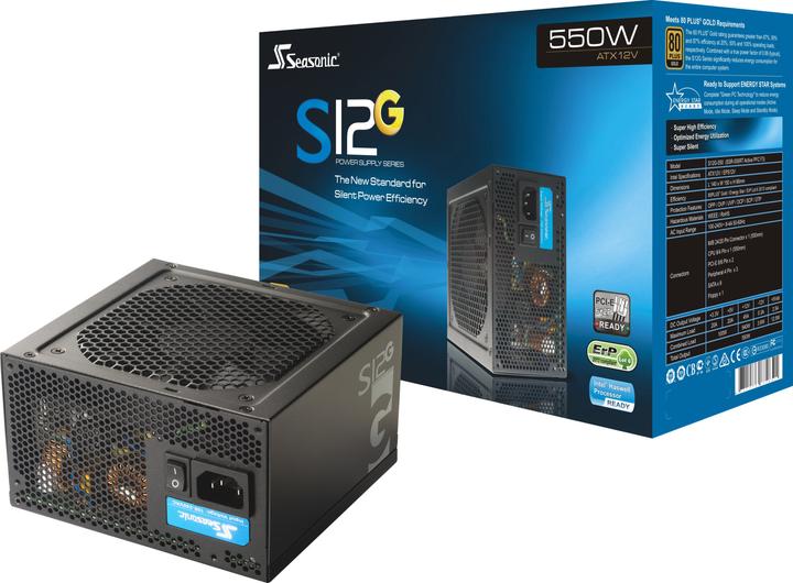 Actual product image Seasonic S12g-550 (550 W)