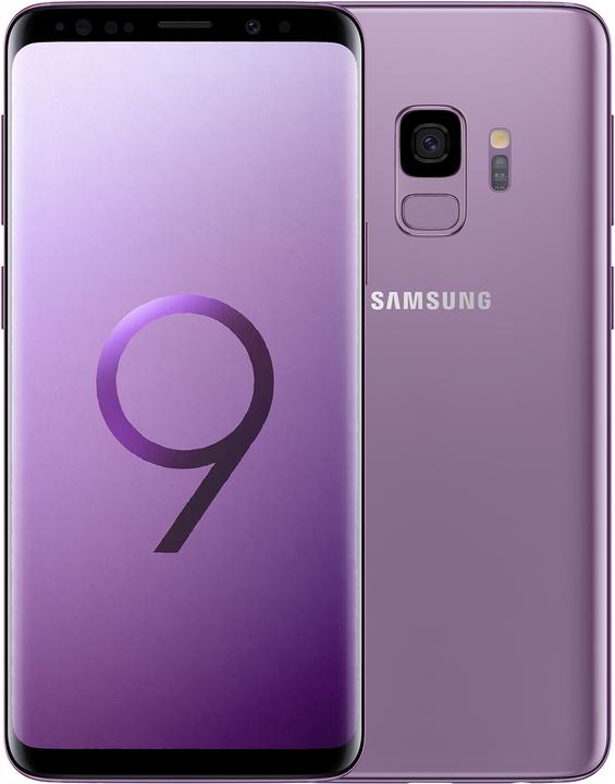 Samsung Galaxy S9 (64 GB, Lilac Purple, 5.80", Hybrid Dual SIM, 12 Mpx, 4G)