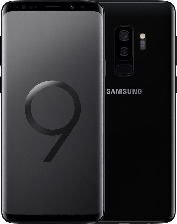 Samsung Galaxy S9+ (64 GB, Midnight Black, 6.20", Hybrid Dual SIM, 12 Mpx, 4G)