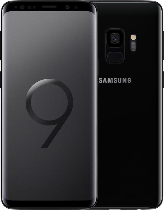 Samsung Galaxy S9 (256 GB, Midnight Black, 5.80", Hybrid Dual SIM, 12 Mpx, 4G)
