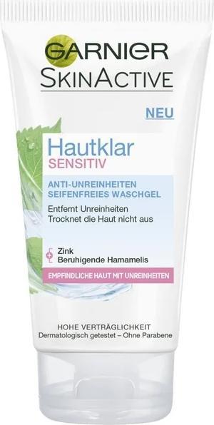 Garnier , Haut aktiv, empfindlich, Gesichtswaschgel, 150 ml (Gel, 150 ml)