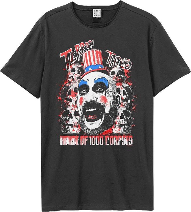 Immagine prodotto Amplified House Of 1000 Corpses Terror Thrills Maglietta Rob Zombie Adulto Unisex (M)