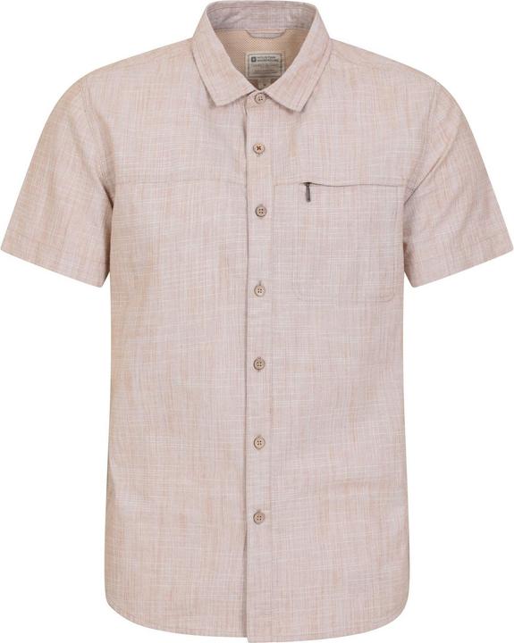 Actual product image Mountain Warehouse Mens Coconut Slub Short-Sleeved Shirt (XS)