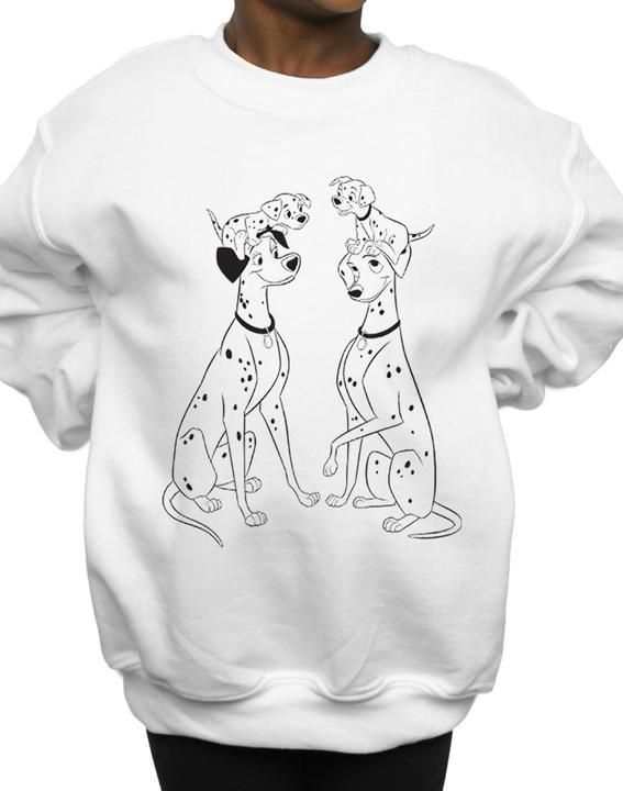 Actual product image Disney Girls 101 Dalmatians Family Sweatshirt (116)