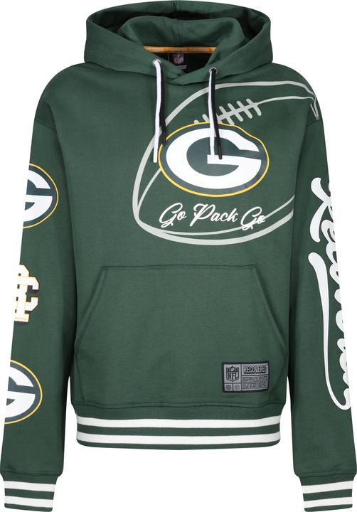 Produktbild Recovered Re:covered Fleece Hoody - PATCHES Green Bay Packers - M (M)