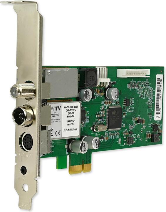 Produktbild Hauppauge WinTV-HVR-5525 (PCI-E x1, analoges Fernsehsignal, DVB-C, DVB-S, DVB-S2, DVB-T)