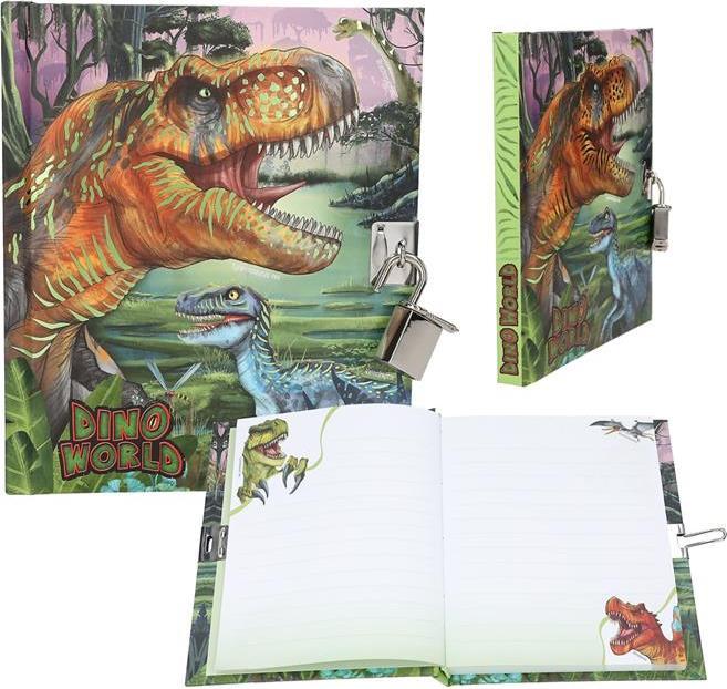 Image du produit Dino World - Diary With Padlock ( 0413244 ) (À rayures)