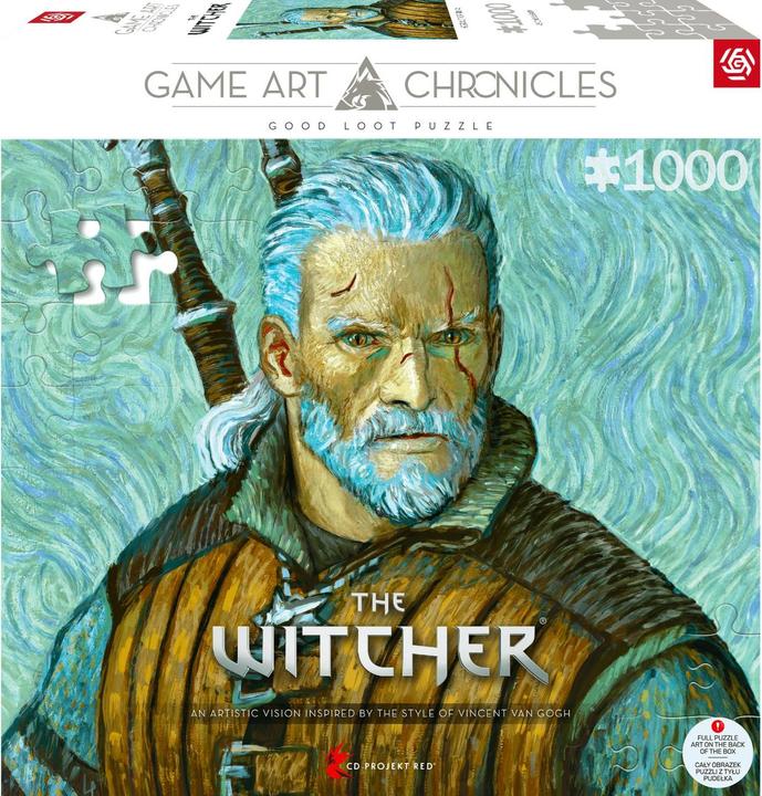 Image du produit Good Loot Puzzle Game Art Chronicles : The Witcher Geralt & Vincent van Gogh (1000 pièces) (1000 pièces)