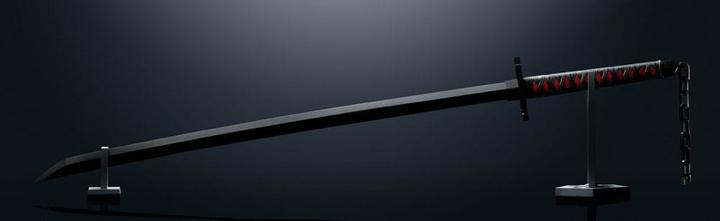 Actual product image Bandai Namco Bleach Proplica replica 1/1 Tensazangetsu sword 121 cm