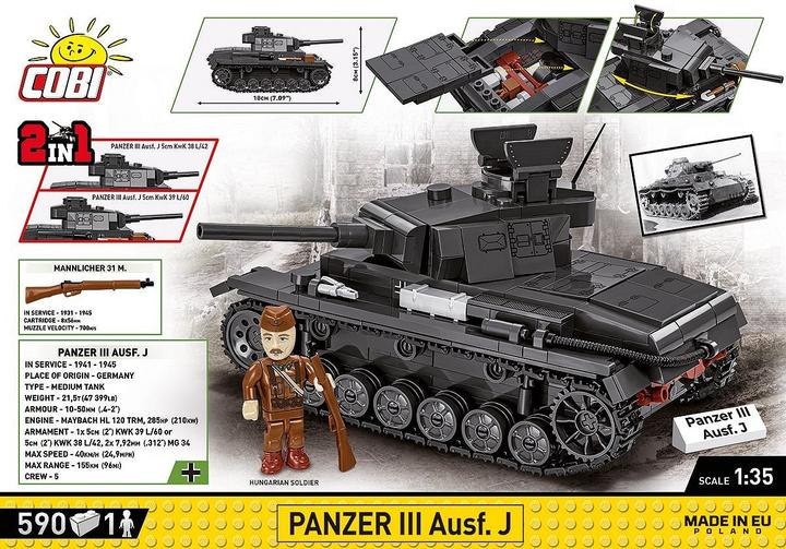 Immagine prodotto Cobi H.C. WWII Panzer III versione J