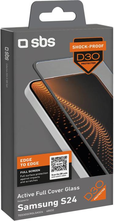 Produktbild SBS Extrem widerstandsfähiges Glas für Samsung Galaxy S24 mit D3O-Technologie (1 Stück, Samsung Galaxy S21)
