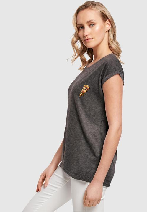 Actual product image Merchcode Ladies Pizza Comic Extended Shoulder Tee - 116357 (S)