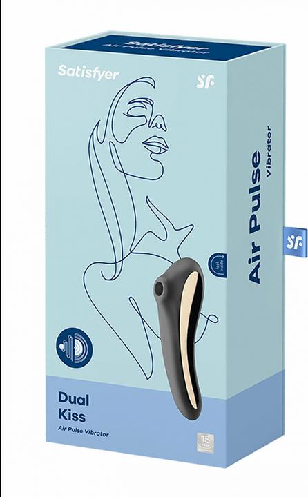 Actual product image Satisfyer Dual Kiss Air Pulse Vibrator