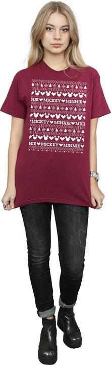 Produktbild Disney Mickey And Minnie Christmas Fair Isle TShirt (XL)
