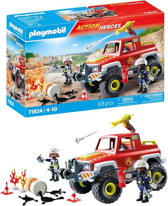 Image du produit Playmobil Camion de pompiers (71824, Playmobil Action Heroes)
