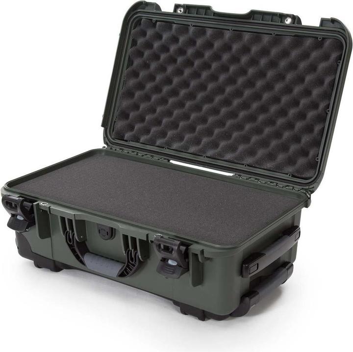 Nanuk Kunststoffkoffer 935 - mit Schaum Olivgrün (Kamera Zubehörtasche, 28.50 l)