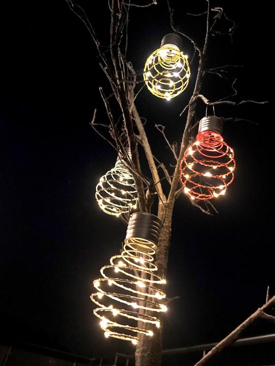 Actual product image GuGus LED Solar Spiral Laterne