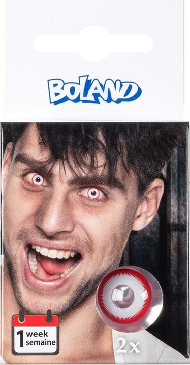 Actual product image Magni Contact Lenses 1 Week Psycho (red-white)