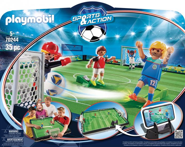 Produktbild Playmobil Grosse Fussballarena zum Mitnehmen (70244, Playmobil Sports & Action)