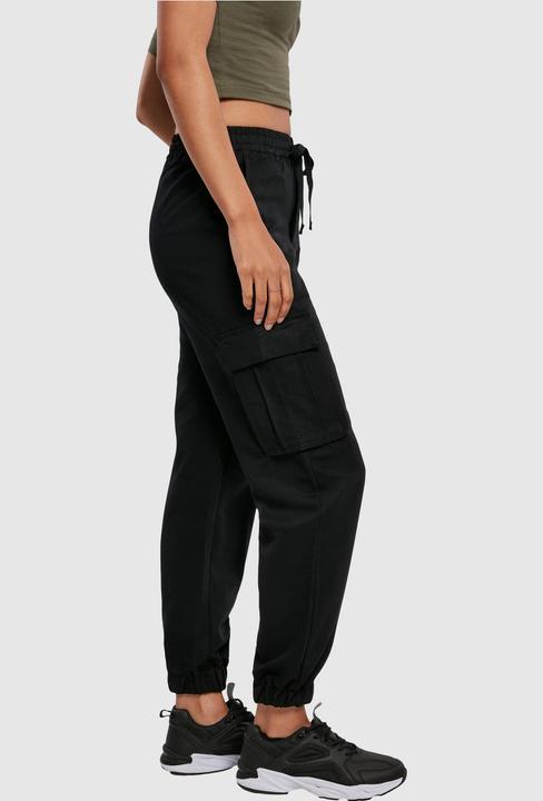 Actual product image Urban Classics Ladies Viscose Twill Cargo Pants (S)