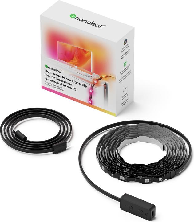 Produktbild Nanoleaf 4D PC Screen Mirror Lightstrip (RGB, 250 cm, Indoor)