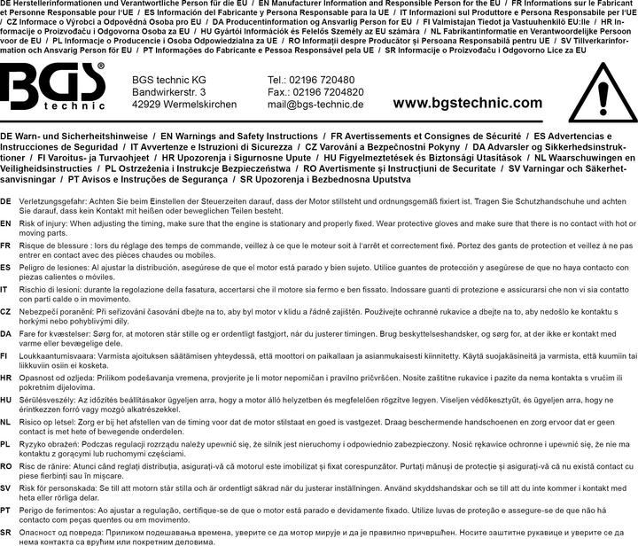 Produktbild BGS Steckschlüssel für variable Nockenwellensteuerung für BMW, MINI, Ford