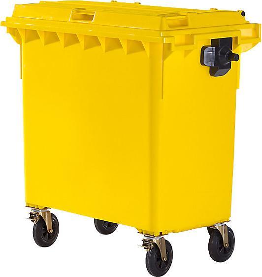 Image du produit kaiserkraft Grands conteneurs à déchets en plastique, selon DIN EN 840 (770 l)