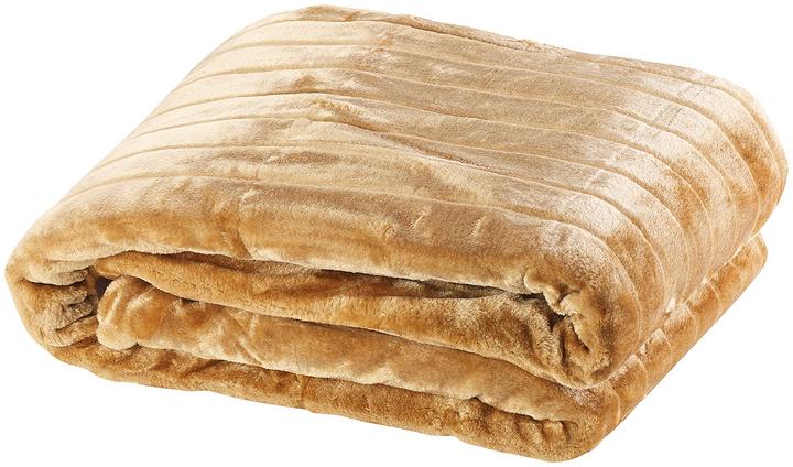 Actual product image Wilson Gabor Elegant woven fur blanket "Mink (150 x 210 cm)