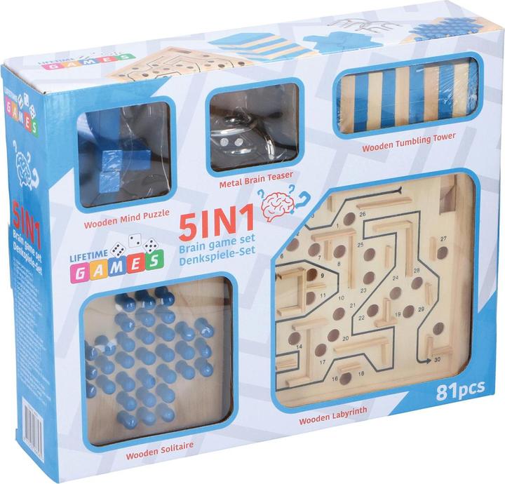 Image du produit Lifetime Jeu de réflexion 5 en 1, 81pcs (Anglais)