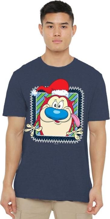 Produktbild Ren & Stimpy Festive TShirt weihnachtliches Design (L)