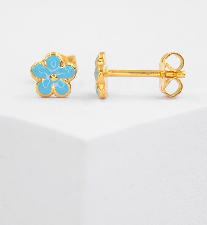 Actual product image Muau Flower (White gold, Yellow gold, Red gold or silver)