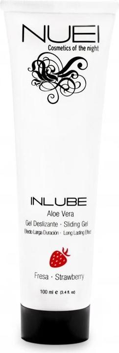 Actual product image Nuei INLUBE Strawberry water based sliding gel (100 ml)