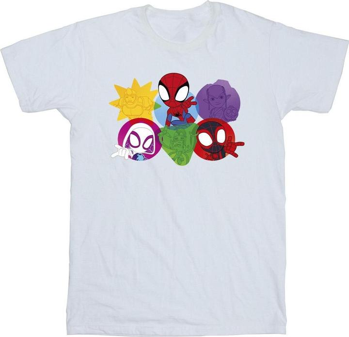 Immagine prodotto Spidey And His Amazing Friends Faces Maglietta Uomo (L)