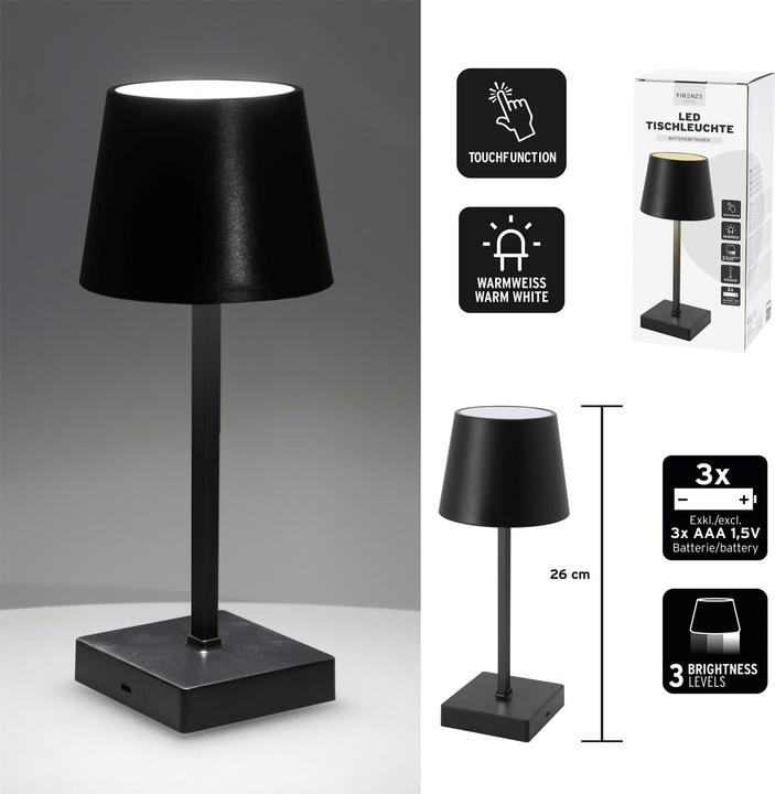 Image du produit Cepewa Lampe de table LED avec fonction tactile